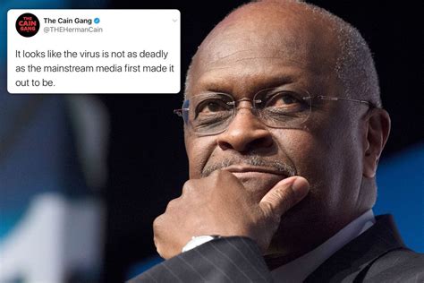 herman cain covid is fake - Herman Cain's Twitter account says COVID.